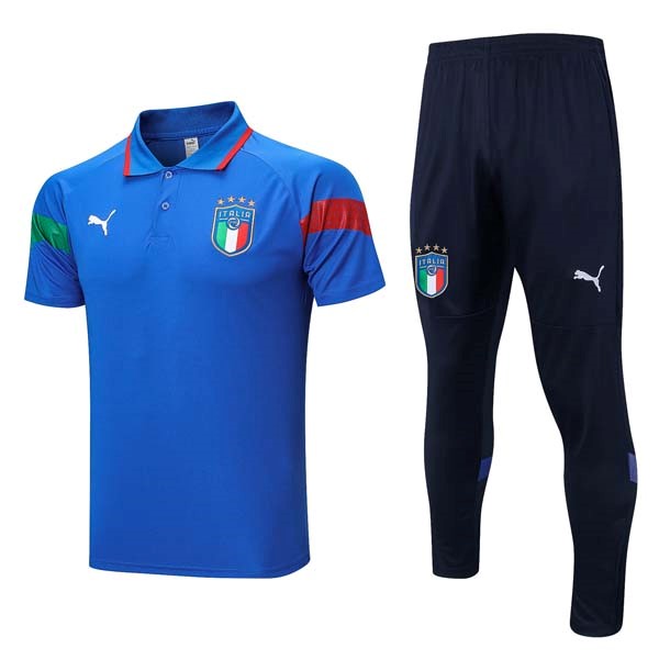 Polo Italia Conjunto Completo 2023/24 Azul 2